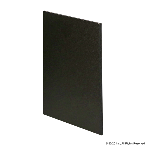 80/20 48X96 Expanded PVC Panel Black 