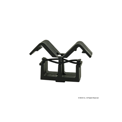 CABLE AND TUBE CLIP TAB8 NYLON BLK