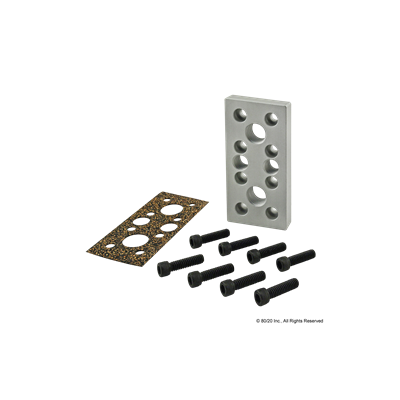 2”x4” TAPPED PRESSURE MANIFOLD PLATE