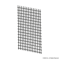 5in x 5in Black Powder Coated Wire Mesh