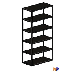 Shelf-Large -Tslot Panels-BLACK-KIT