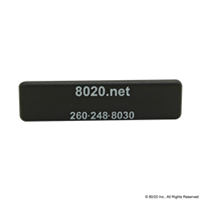 3075 END CAP BLACK