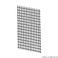 5in x 5in Black Powder Coated Wire Mesh