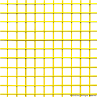 1/2 x 1/2 Yellow PVC Coated Wire Cloth