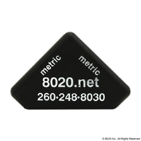 40-4045 END CAP BLACK