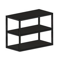 Shelf-Large Short-Overlay Panels-BLACK
