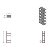 Shelf-Medium-Overlay Panels-BLACK-KIT